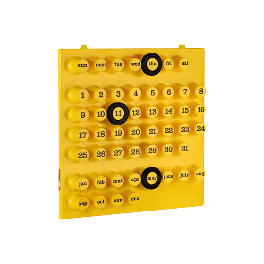 Calendar 'Ring a Date' Yellow